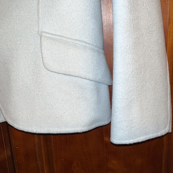 Dana Buchman Light Blue Angora Blend Blazer Two Button 10 Petite. - Picture 3 of 6
